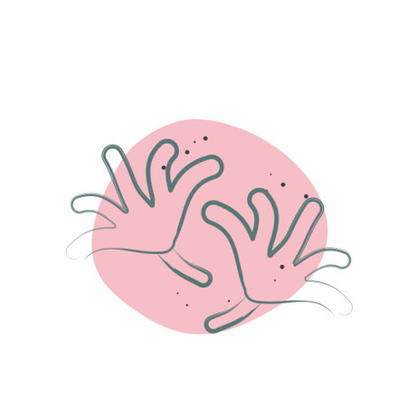 Icon Rosemary. related to Herbs and Spices symbol. Color Spot Style. simple design editable. simple illustrationのイラスト素材