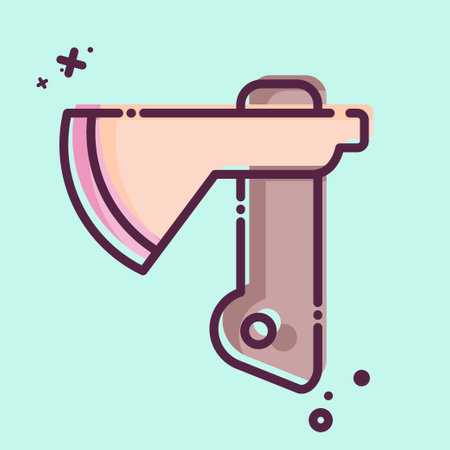 Icon Axe. related to Construction symbol. MBE style. simple design editable. simple illustrationのイラスト素材