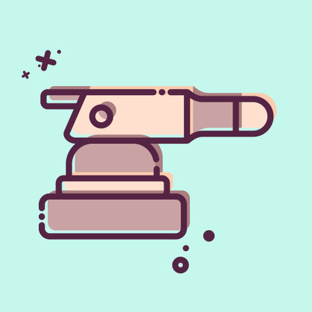Icon Polishers. related to Construction symbol. MBE style. simple design editable. simple illustrationのイラスト素材