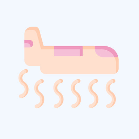 Icon Firefighting Aircraft. related to Firefighter symbol. flat style. simple design editable. simple illustrationのイラスト素材