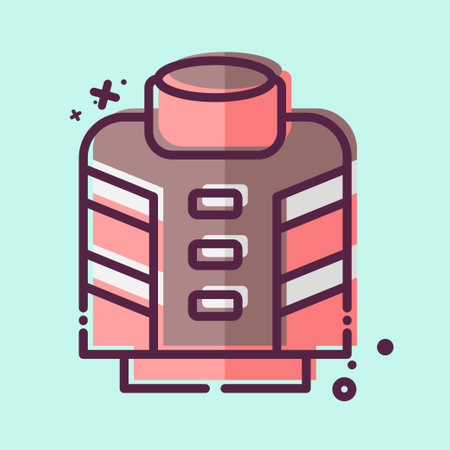 Icon Fireman. related to Firefighter symbol. MBE style. simple design editable. simple illustrationのイラスト素材