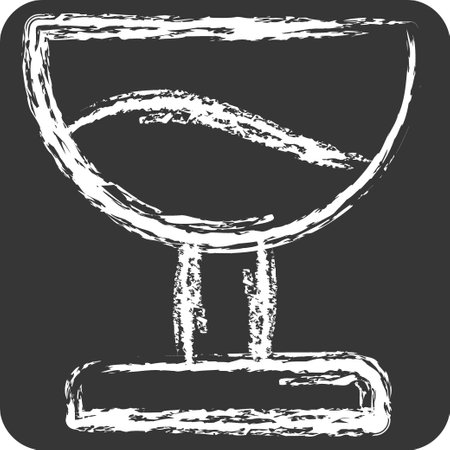 Icon Grape Wine. related to Spain symbol. chalk Style. simple design editable. simple illustrationのイラスト素材