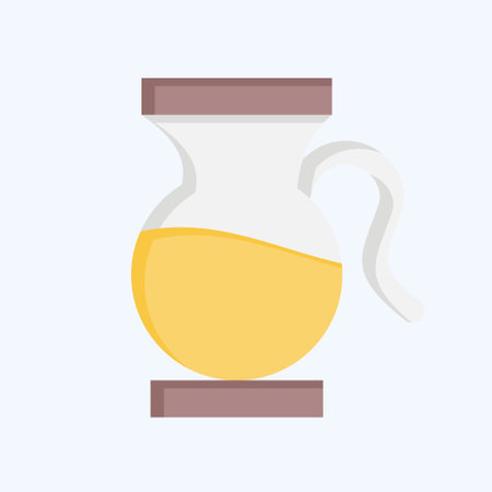 Icon Sangria. related to Spain symbol. flat style. simple design editable. simple illustrationのイラスト素材