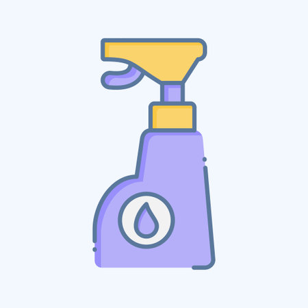 Icon Chemistry. related to Laundry symbol. doodle style. simple design editable. simple illustrationのイラスト素材