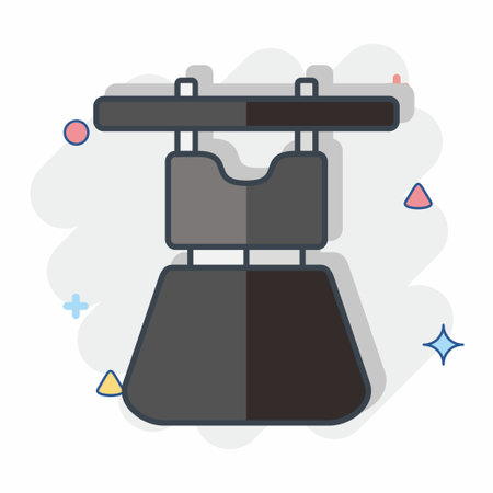 Icon Dress Drying. related to Laundry symbol. comic style. simple design editable. simple illustrationのイラスト素材