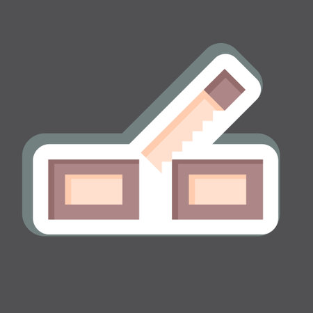 Sticker Magic trick. related to Magic symbol. simple design editable. simple illustrationのイラスト素材