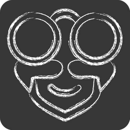 Icon Sunglasses. related to Hipster symbol. comic style. simple design editable. simple illustrationのイラスト素材