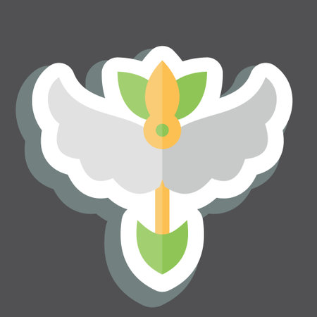 Sticker Arrows. related to Hipster symbol. simple design editable. simple illustrationのイラスト素材