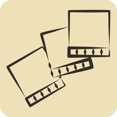 Icon Cardboard. related to Shoemaker symbol. hand drawn style. simple design editable. simple illustrationのイラスト素材