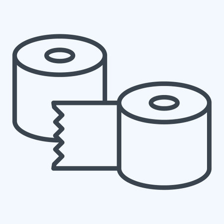Icon Reinforcement Tapes. related to Shoemaker symbol. line style. simple design editable. simple illustrationのイラスト素材
