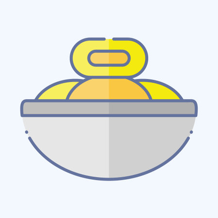 Icon Soybean. related to Vegan symbol. doodle style. simple design editable. simple illustrationのイラスト素材