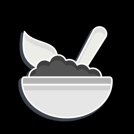 Icon Spinach. related to Vegan symbol. glossy style. simple design editable. simple illustrationのイラスト素材