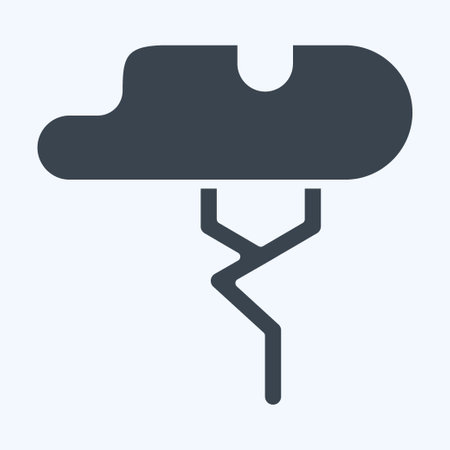 Icon Tree. related to Kenya symbol. glyph style. simple design editable. simple illustrationのイラスト素材