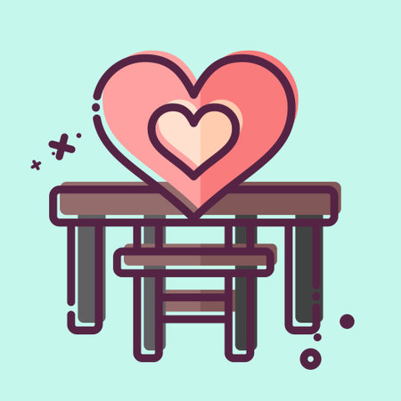 Icon Baby Chair. related to Kindergarten symbol. MBE style. simple design editable. simple illustrationのイラスト素材