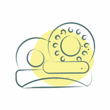 Icon Donut. related to Picnic symbol. Color Spot Style. simple design editable. simple illustrationのイラスト素材