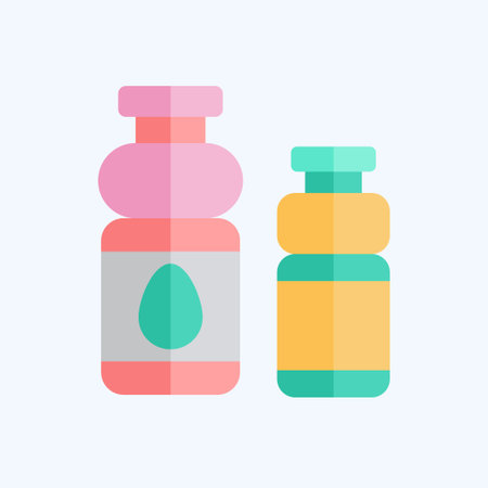 Icon Soft Drink. related to Picnic symbol. flat style. simple design editable. simple illustrationのイラスト素材