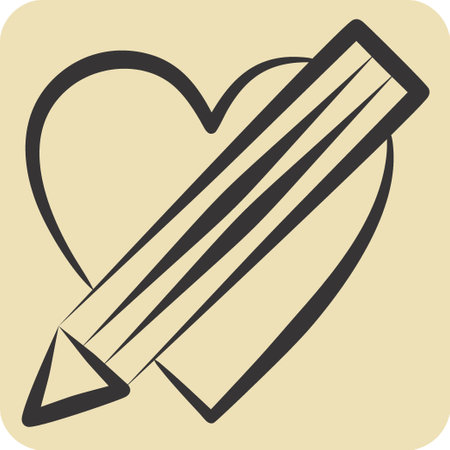 Icon Portofolio. related to Creative Concept symbol. hand drawn style. simple design editable. simple illustrationのイラスト素材