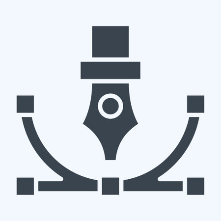 Icon Vector Illustration. related to Creative Concept symbol. glyph style. simple design editable. simple illustrationのイラスト素材