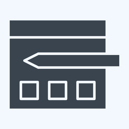 Icon Website Design. related to Creative Concept symbol. glyph style. simple design editable. simple illustrationのイラスト素材