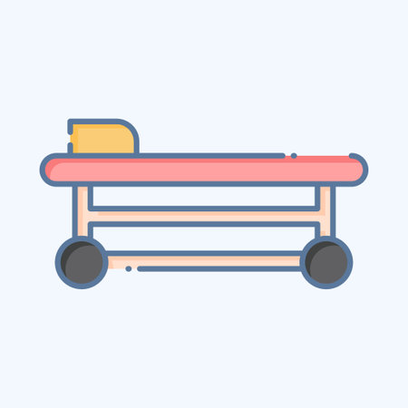 Icon Operating Room. related to Medical symbol. doodle style. simple design editable. simple illustrationのイラスト素材