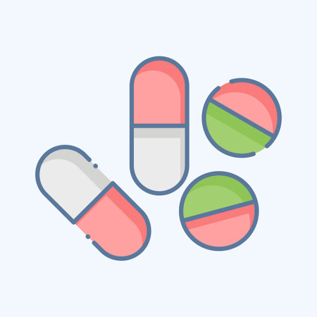 Icon Patient. related to Medical symbol. doodle style. simple design editable. simple illustrationのイラスト素材
