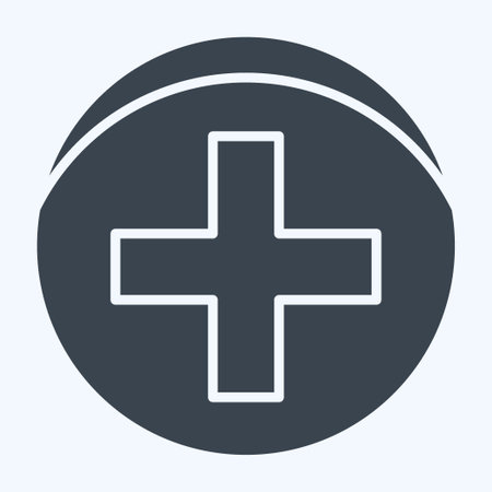 Icon Pharmacy. related to Medical symbol. glyph style. simple design editable. simple illustrationのイラスト素材