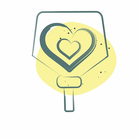 Icon Lollipop. related to Kindergarten symbol. Color Spot Style. simple design editable. simple illustrationのイラスト素材