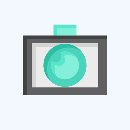 Icon Photo Editor. related to Creative Concept symbol. flat style. simple design editable. simple illustrationのイラスト素材