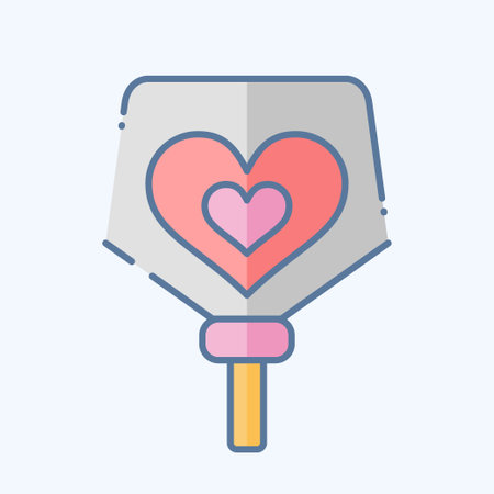 Icon Lollipop. related to Kindergarten symbol. doodle style. simple design editable. simple illustrationのイラスト素材