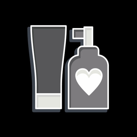 Icon Cream. related to Milk and Drink symbol. glossy style. simple design editable. simple illustrationのイラスト素材