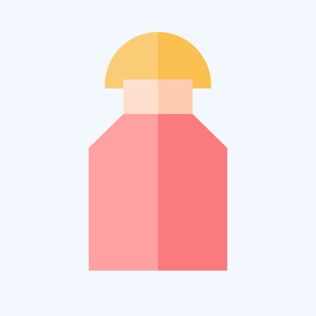 Icon Milk. related to Milk and Drink symbol. flat style. simple design editable. simple illustrationのイラスト素材