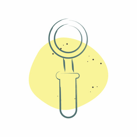 Icon Scoop. related to Milk and Drink symbol. Color Spot Style. simple design editable. simple illustrationのイラスト素材