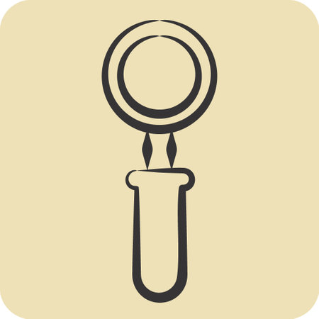Icon Scoop. related to Milk and Drink symbol. hand drawn style. simple design editable. simple illustrationのイラスト素材