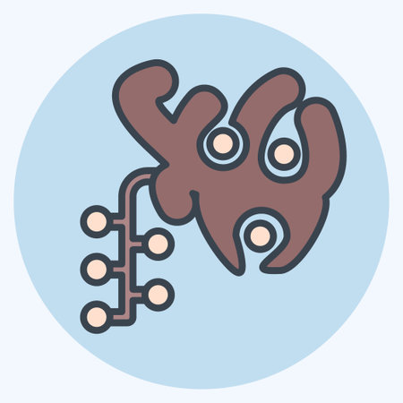 Icon Pearl. related to Qatar symbol. color mate style. simple design illustration.