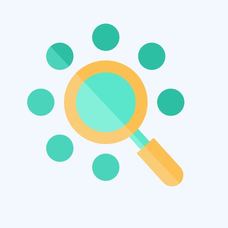 Icon Search. related to Social Network symbol. flat style. simple design illustrationのイラスト素材