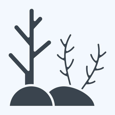 Icon Ocean. related to Diving symbol. glyph style. simple design illustrationのイラスト素材