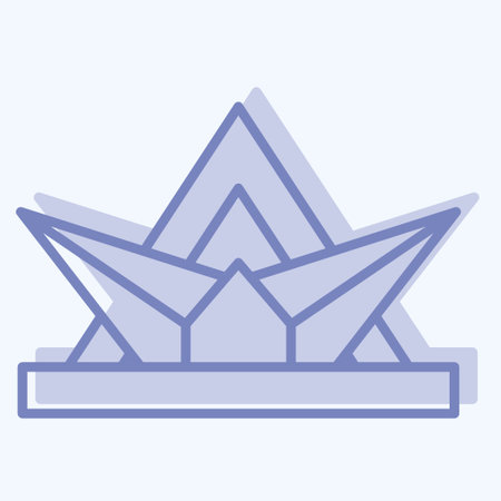 Icon Memorial. related to South Africa symbol. two tone style. simple design illustrationのイラスト素材