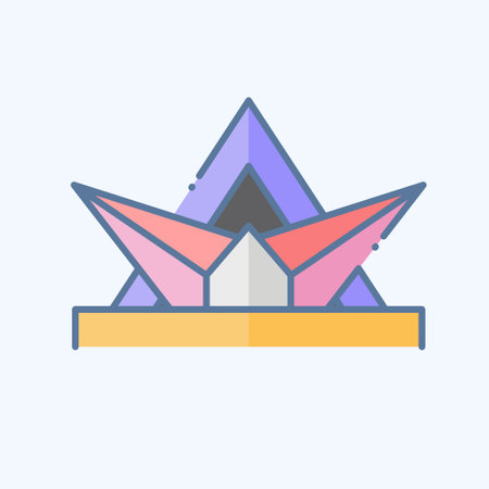 Icon Memorial. related to South Africa symbol. doodle style. simple design illustrationのイラスト素材