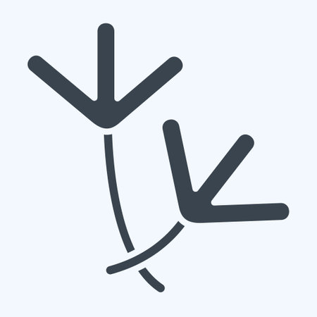 Icon Real Yellow Wood. related to South Africa symbol. glyph style. simple design illustrationのイラスト素材