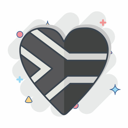 Icon South Africa. related to South Africa symbol. comic style. simple design illustrationのイラスト素材
