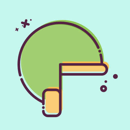Icon Helmet. related to Skating symbol. MBE style. simple design illustrationのイラスト素材
