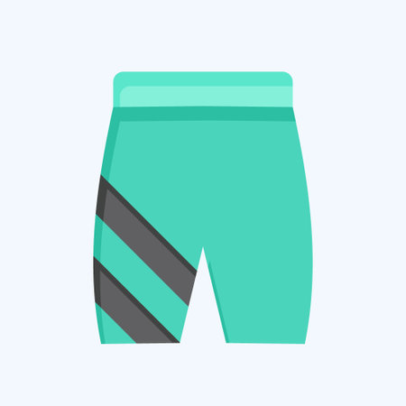 Icon Short. related to Skating symbol. flat style. simple design illustrationのイラスト素材