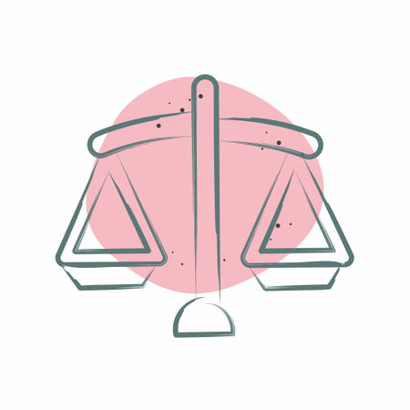 Icon Equality. related to Woman Day symbol. Color Spot Style. simple design illustrationのイラスト素材