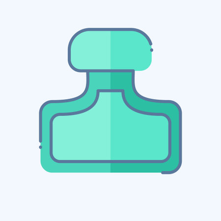 Icon Perfume. related to Woman Day symbol. doodle style. simple design illustrationのイラスト素材