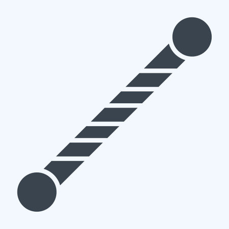 Icon Majorrete. related to Parade symbol. glyph style. simple design illustrationのイラスト素材