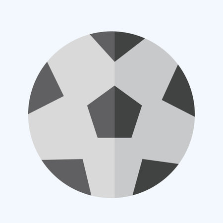 Icon Football. related to Football symbol. flat style. simple design illustrationのイラスト素材