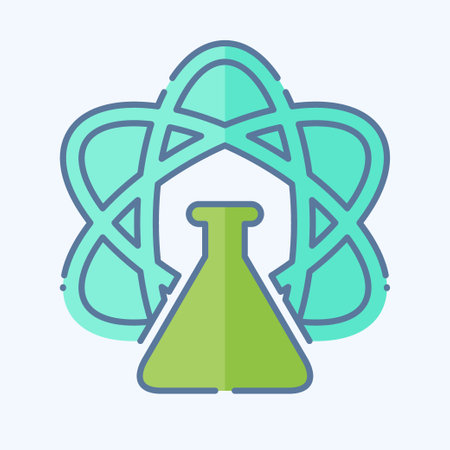 Icon Science. related to Photos and Illustrations symbol. doodle style. simple design illustrationのイラスト素材
