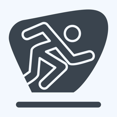 Icon Sport. related to Photos and Illustrations symbol. glyph style. simple design illustrationのイラスト素材