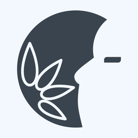 Icon Beauty. related to Photos and Illustrations symbol. glyph style. simple design illustrationのイラスト素材