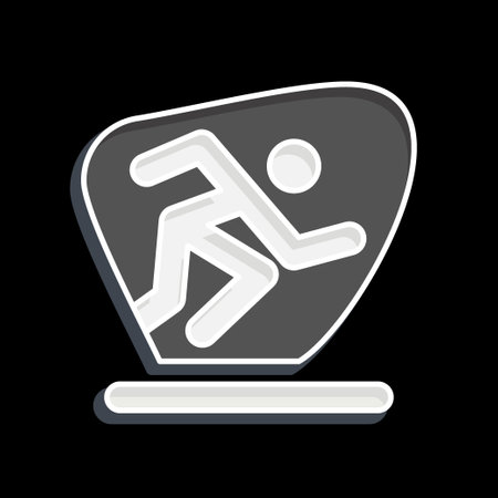 Icon Sport. related to Photos and Illustrations symbol. glossy style. simple design illustrationのイラスト素材